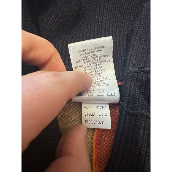 Renuar Ladies Sweater Colorful O/S Square Pattern NWT - Picture 12 of 14